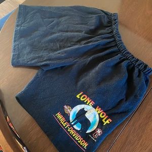 Vintage Harley Davidson sweat shorts